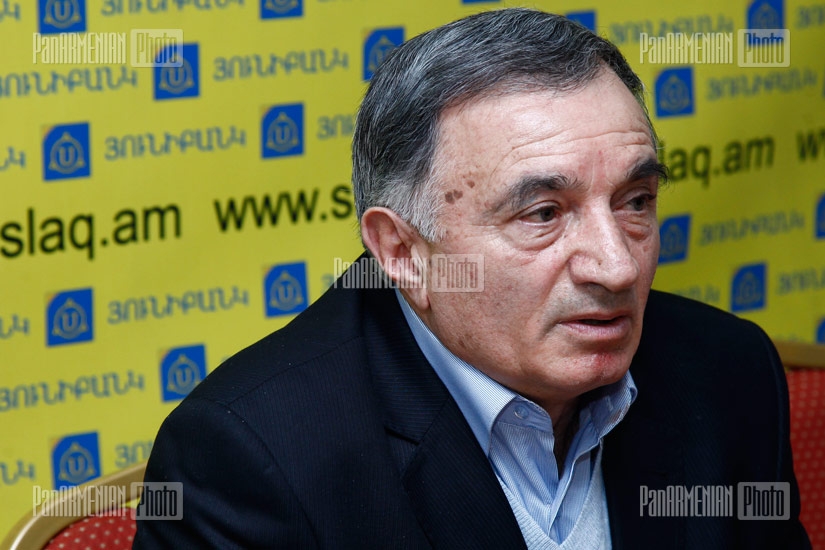 Press conference of Artsakh war veteran Arkady Ter-Tadevosyan (Komandos)