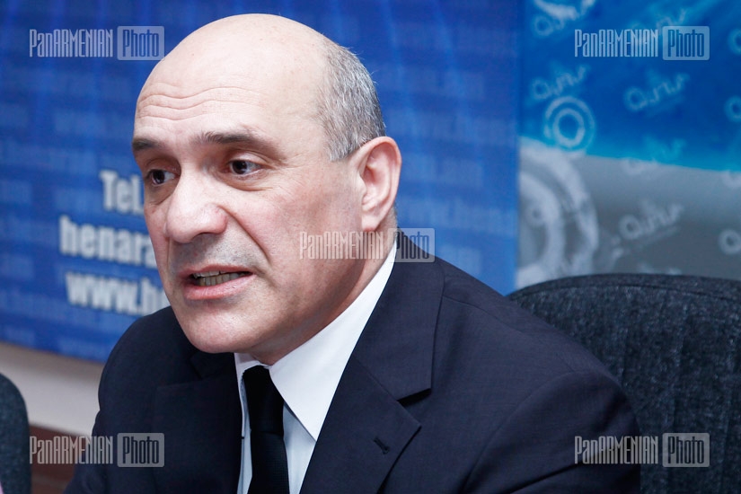 Press conference of Ashot Melikyan, chairman of Committee for Protection of Freedom of Speech