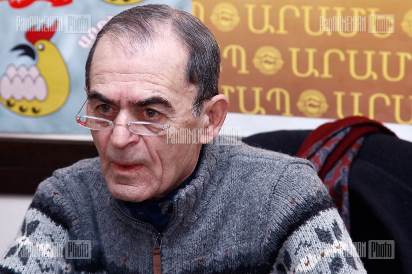 Press conference of architect Levon Igityan