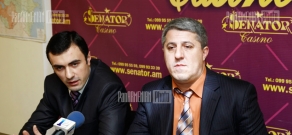 Press conference of iranologist Vardan Voskanyan and azerbaijanologist Sargis Asatryan