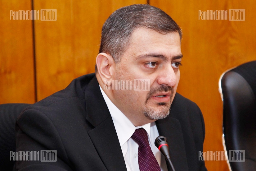 Press conference of RA Minister of Finance Vache Gabrielyan