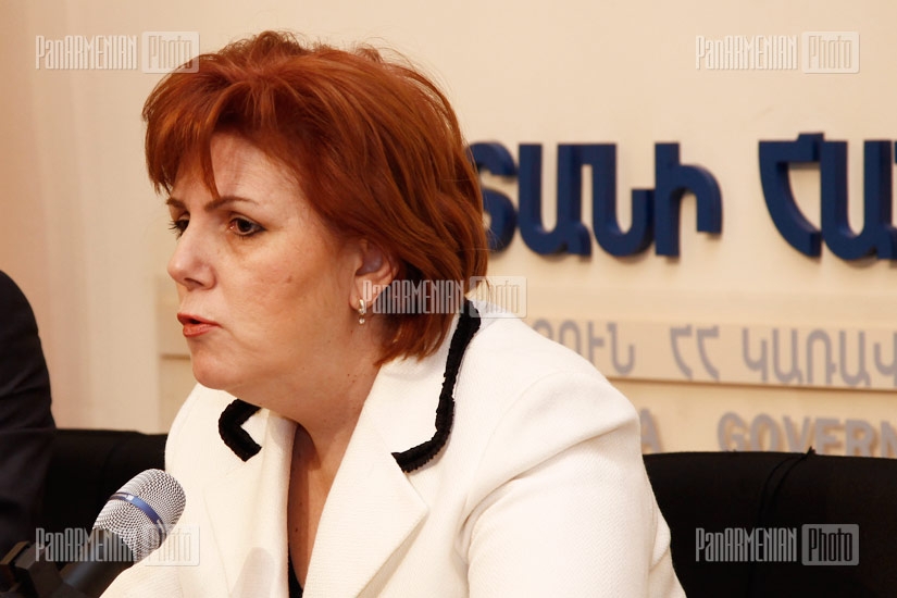 Press conference of RA Minister of Culture Hasmik Poghosyan