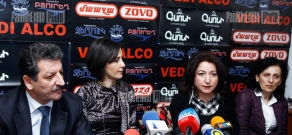 Press conference of people living at Sayat-Nova, Petrosyan, Nalbandyan and Tumanyan streets 