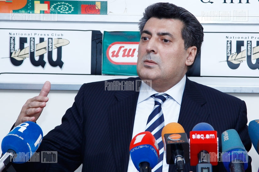 Press conference of RA People's Party president Stepan Demirchyan