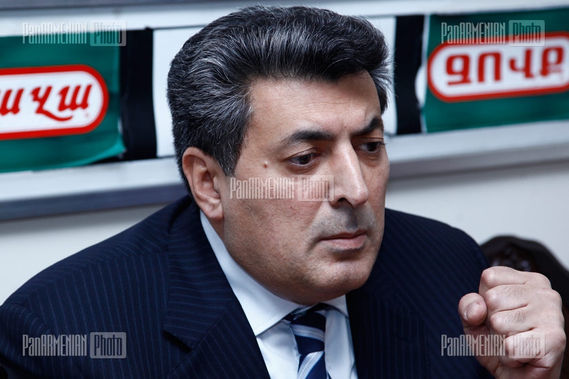 Press conference of RA People's Party president Stepan Demirchyan
