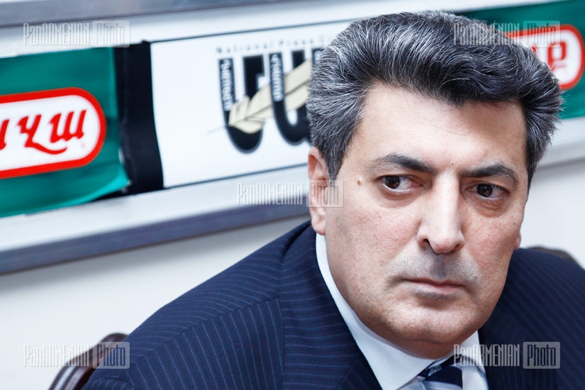 Press conference of RA People's Party president Stepan Demirchyan