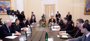 Meeting at RA Government with First Deputy Prime Minister Viktor Zubkov 