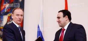 Ազգային անվտանգության խորհրդի քարտուղար Արթուր Բաղդասարյանը և ՌԴ Անվտանգության խորհրդի քարտուղար Նիկոլայ Պատրուշև ստորագրեցին համաձայնագրեր