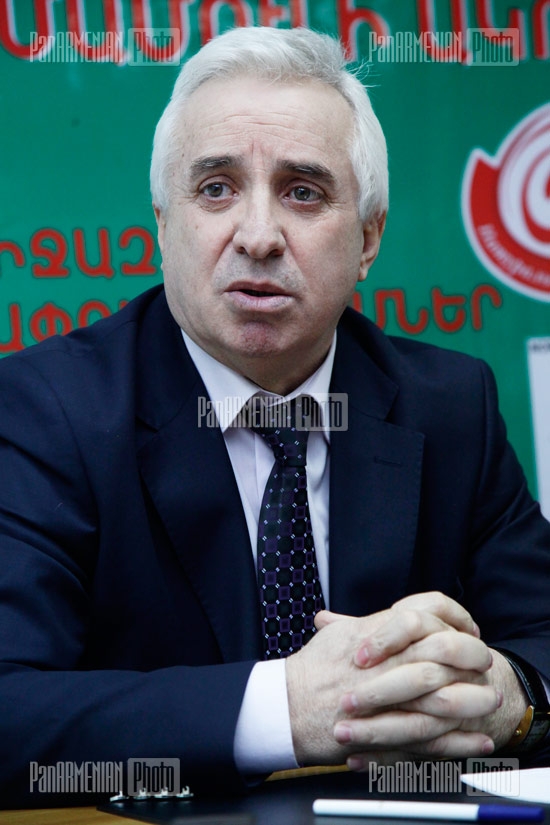 Press conference of RA Prime Minister's consultant Hamlet Hovsepyan