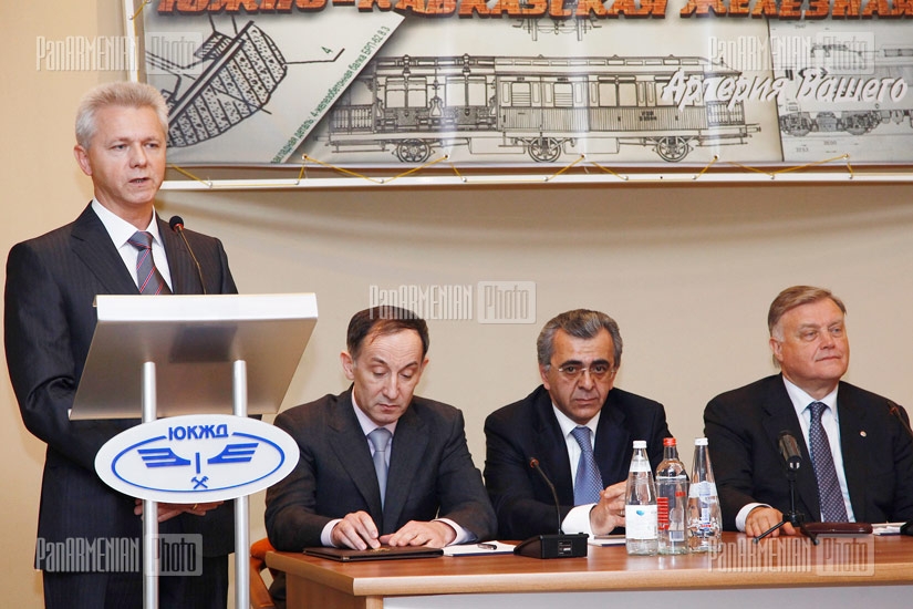 South Caucasus Railway Station presents its new CEO Viktor Rebec