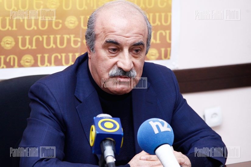Press conference of Armenian Christian Democratic Party President Khosrov Harutyunyan 