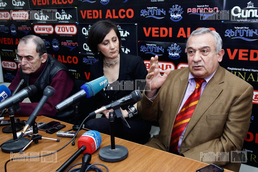Press conference of artists Levon Igityan and Davit Gasparyan