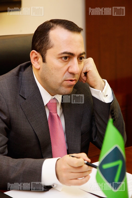Press conference of Ameriabank's CJSC director for corporate clients Gagik Sahakyan