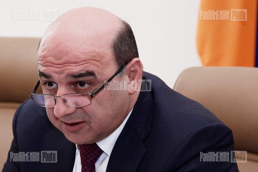 Press conference of Minister of Energy and Natural Resources Armen Movsisyan