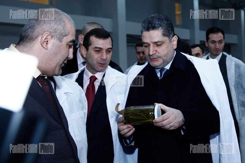 Премьер-министр РА Тигран Саркисян посетил завод 