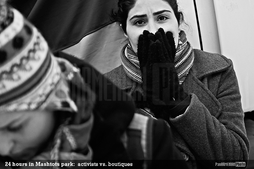  24 hours in Mashtots park: activists vs. boutiques