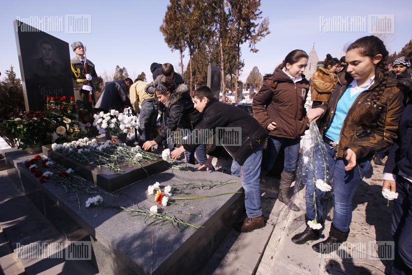 Commemoration ceremony of lieutenant Gurgen Margaryan