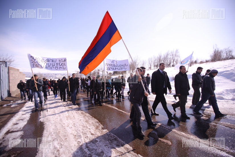 Commemoration ceremony of lieutenant Gurgen Margaryan