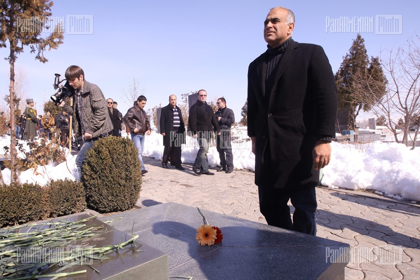 Commemoration ceremony of lieutenant Gurgen Margaryan