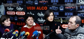 Press conference of environmentalists Karine Danielyan, Mery Khachatryan and architect Levon Igityan