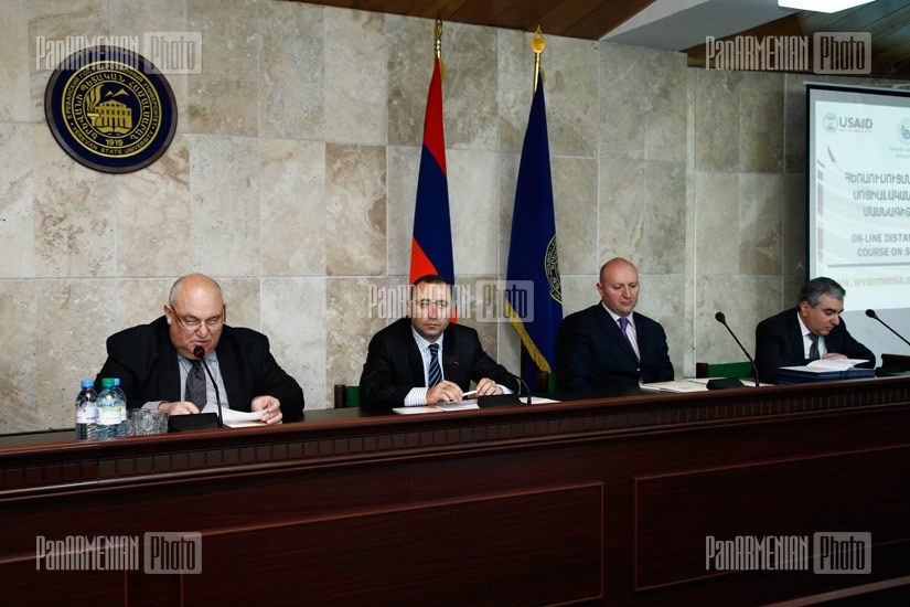 Session in Yerevan State University