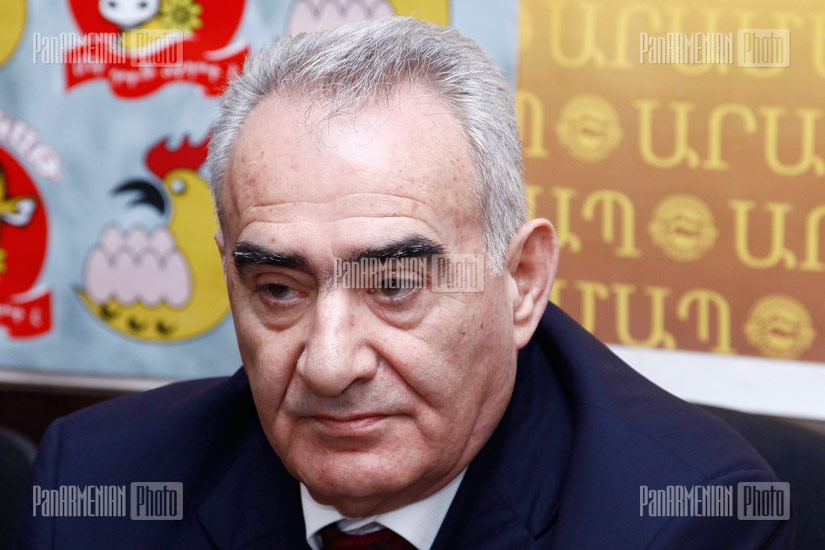 Press conference of RPA fraction head Galust Sahakyan