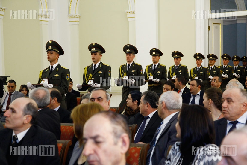 RA President Serzh Sargsyan handled state awards of 2011