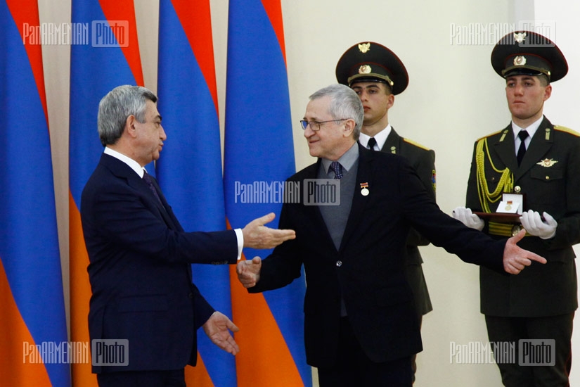 RA President Serzh Sargsyan handled state awards of 2011