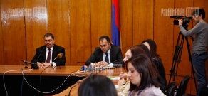 Presentation of health insurance packages at RA Finance Ministry