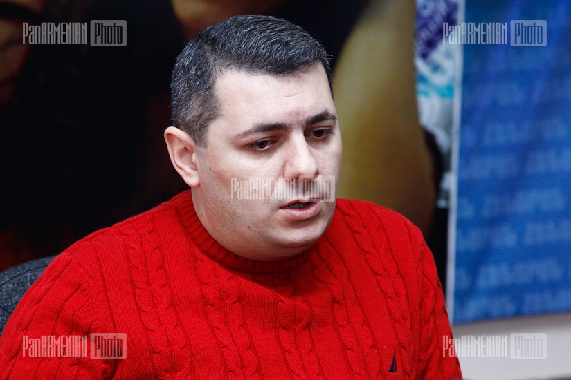 Press conference of political scientist Sergey Minasyan