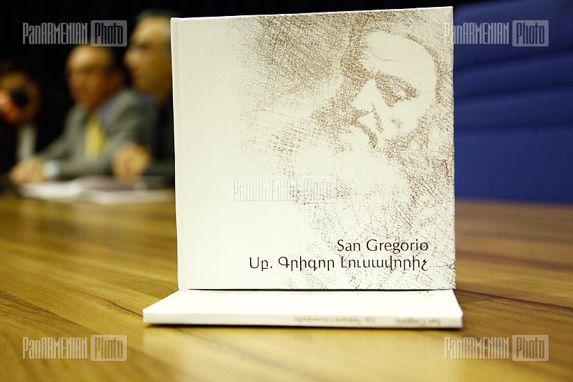 Presentation of catalog about Armenian church in Naples at Embassy of Italy in RA