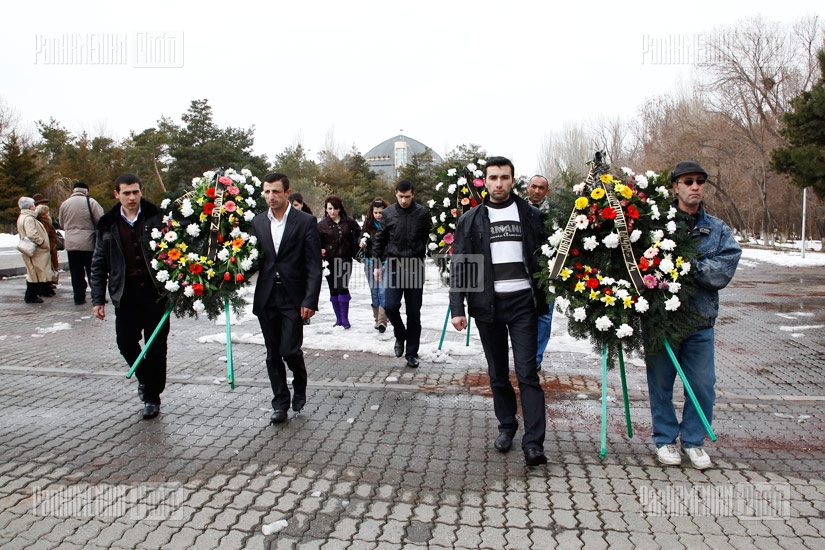 Commemoration ceremony of Sumgait massacres' victims