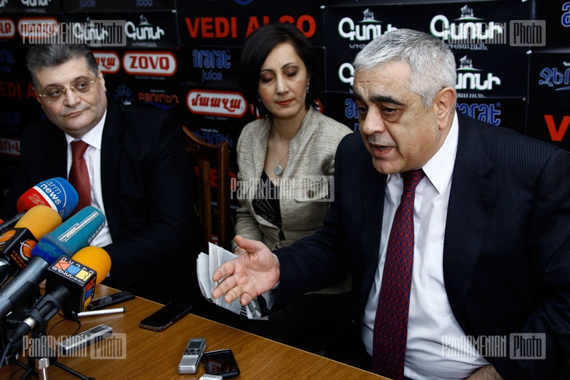 Press conference of Republican MP Manvel Badeyan and 