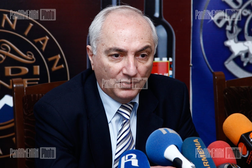 Press conference of Armenian Democratic party leader Aram G. Sargsyan