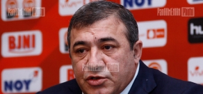 Press conference of Armenian Football Federation President Ruben Hayrapetyan