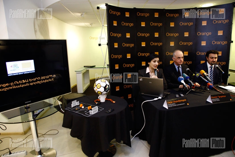 Orange presents the launch of events dedicated to UEFA EURO 2012