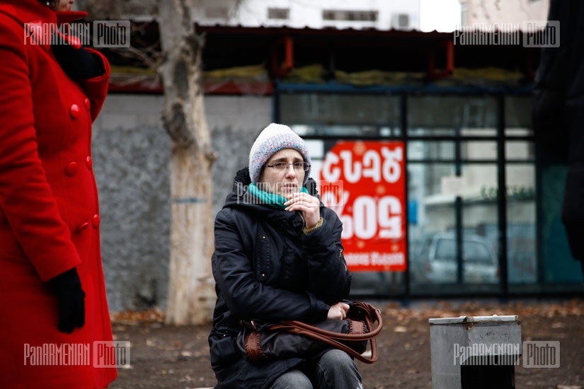 Ակտիվիստները Մաշտոցի այգում