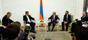 RA President Serzh Sargsyan receives Germany's FM Guido Westerwelle 