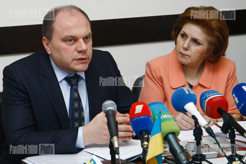 Press conference dedicated to days of Ukraine culture in Armenia