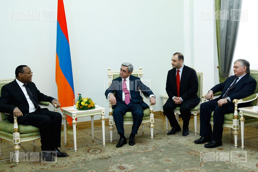 Новоназначенный посол Эфиопии в РА вручил верительные грамоты президенту Армении