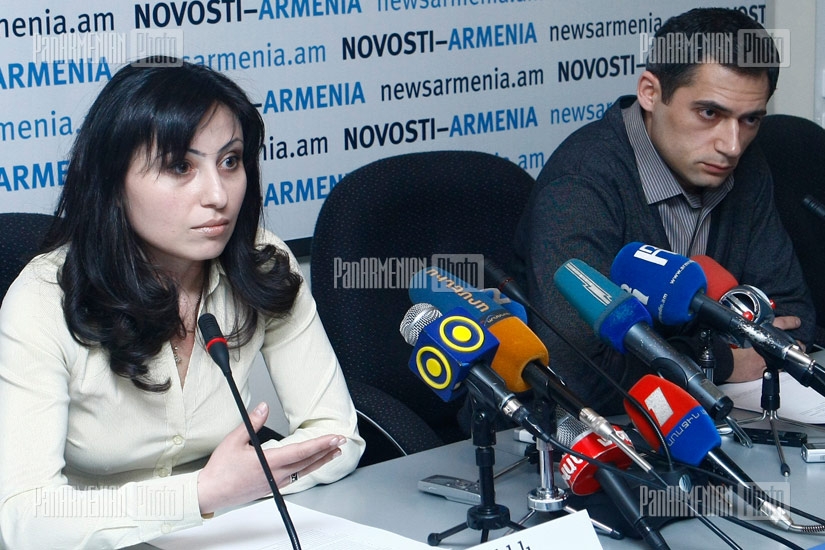 Press conference concerning printed media monitoring in parliamentary elections period