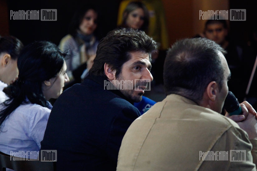 Press conference of French-Armenian singer Patrick Fiori
