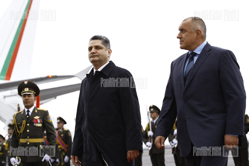 Премьер-министр Армении Тигран Саркисян встретил своего болгарского коллегу Бойко Борисова