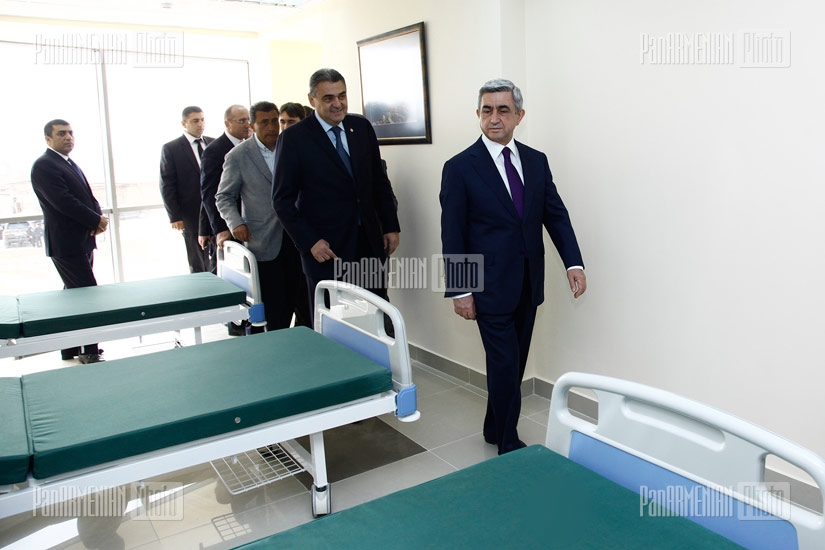 RA President Serzh Sargsyan visits Gyumri