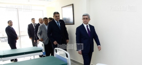 RA President Serzh Sargsyan visits Gyumri