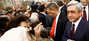 Президент Армении, лидер РПА Серж Саркисян встретился с жителями ереванской общины Малатия-Себастия