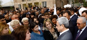 Президент Армении, лидер РПА Серж Саркисян встретился с жителями села Авшар