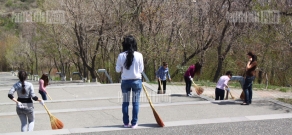 RA Ministry of Diaspora participates in the cleaning day