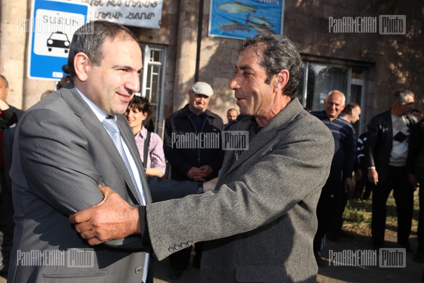 ANC leaders meet with Dilijan residents
