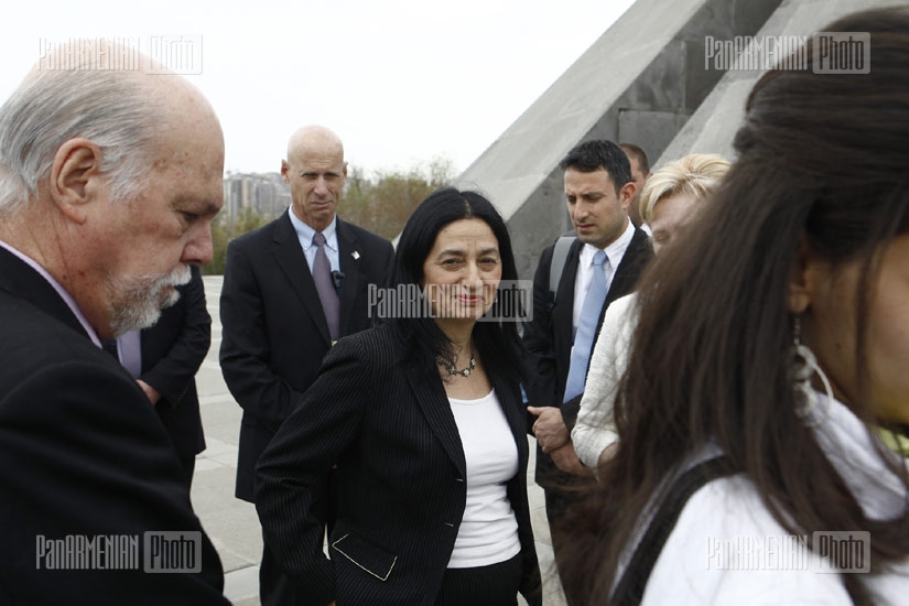 Министр сельского хозяйства Израиля Орит Нокед посетила Мемориальный комплекс Геноцида армян